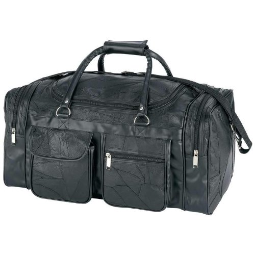 Embassy bags. B&F LULCW25 25" Embassy Leather Cowhide Duffle Bag.