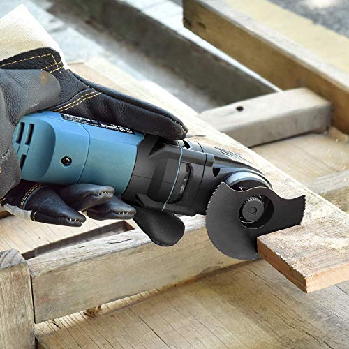 Oszillationswerkzeug, WESCO 300W Multifunktionswerkzeug mit 15 Zubehör und Tasche, 11000-20000/min, 3.2° Oszillationswinkel, 6 Geschwindigkeiten zum Entfernen, Schaben, Schneiden, Polieren