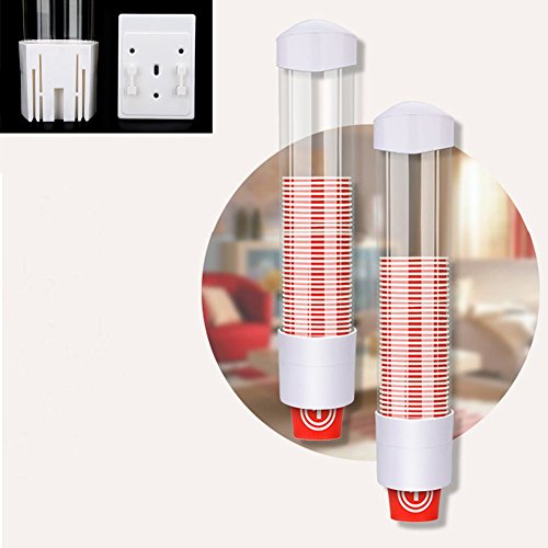 image for Onner Water Cup Dispenser, Anti Dust Self Adhesive Plastic Pull-Type P