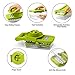 Mandoline Slicer, Coolcha Vegetable Grater & Julienne Slicer Cutter for Cucumber, Onion, Cheese With 7 Thickness Settings Interchangeable Stainless Steel Blades +Food Container - Mandolin