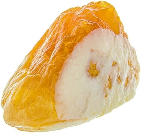 Handmade Organic All Natural Soap Boulder for All Skin Types with Essential Oils - Quartz Pear Scented Geode - 1.8 pounds