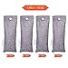 Bamboo Charcoal Air Purifying Bag, Moisture Absorber, Eco Friendly Car Air Purifier, Shoes Deodorizer, Closet Freshener(4 Pack)