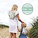Car Seat Cooler for Baby Strollers, Carseats, Baby Carriers. Effortlessly Keep Baby Cool in Summer. This Cooling Pad Easily Attaches to Infant Car Seats, Strollers, or use as a Backpack. Grey Large