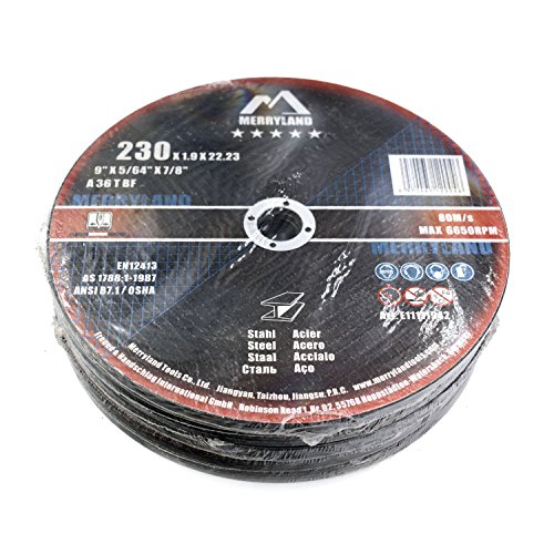 Merryland 9 X 0.075 Expert-line Cut Off Wheel Steel Metal Iron INOX 25PCS