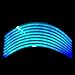 Reflective Blue Wheel Decal Sticker Stripes Rim Tape Decals for 17