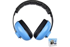 Solar-Power Baby Noise Cancelling Headphones, Ear Protection Earmuffs for 0-3 Years Kids