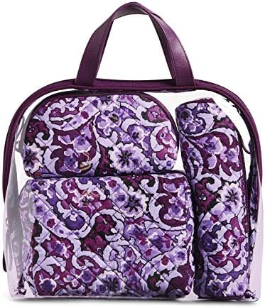 Vera Bradley Women's 4 Piece Cosmetic Makeup Organizer Bag Set 1 Vera Bradley Women's 4 Piece Cosmetic Makeup Organizer Bag Set