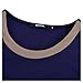 Miusol Women's Business Optical Illusion Work Bodycon Pencil Dress (XX-Large, A-Navy Blue)