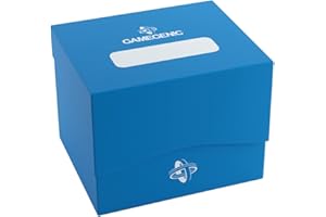 Gamegenic Side Holder 100+ XL Casual Deck Box | Double-Sleeved Card Storage with Flex Card Divider | Premium Card Protector | Cobra Neck Technology | Holds up to 100 Cards | Blue Color | Made