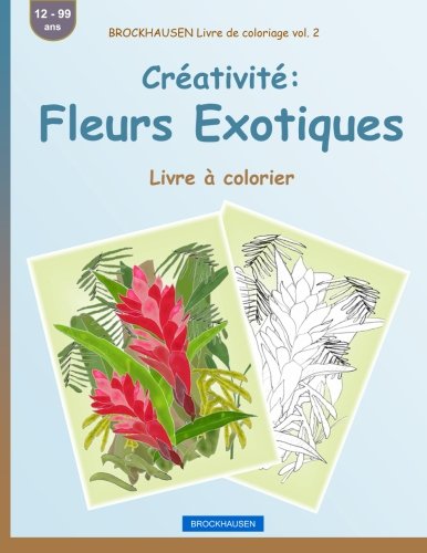 Brockhausen Livre De Coloriage Vol 2 Créativité Fleurs