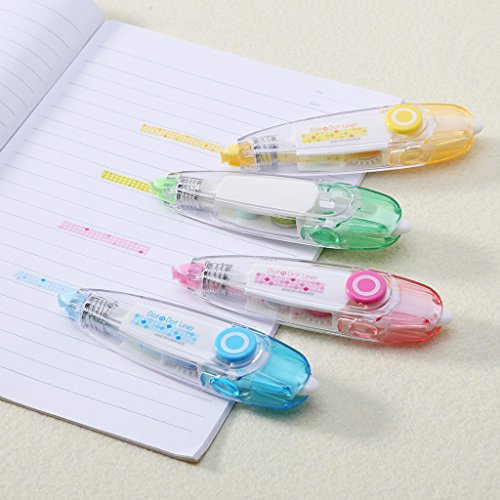 Onpiece Novelty Fluorescent Lace Decorative Tape Correction Fluid School & Office Supply, 157''