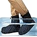 Life-C Black Waterproof Snow Rain Shoes Covers Women Men XXXXL