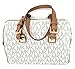 Michael Kors Grayson Medium Chain Satchel Signature (Vanilla/Acorn)