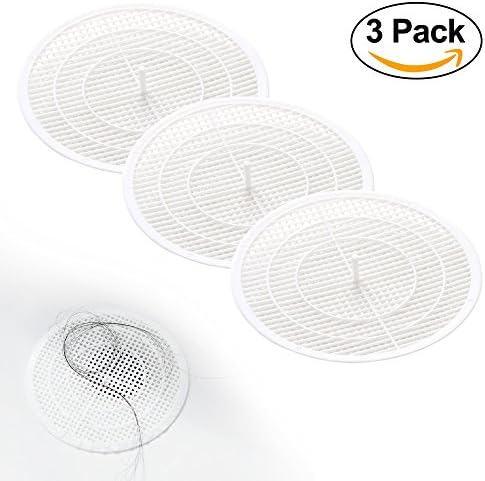 LOHOME Sink Strainer Filter Net - Washstand Hair Drain Clog Remover Cleaning Tool, Kitchen Bath Sink Strainer, Drain Protector Filter Net Drain Hair Catcher Stopper,Pack of 3