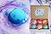 CUCGEN Bath Bombs Gift Set of 6 - USA Handmade with Natural Ingredients & Premium Fragrance Oil Blends - Coconut Oil - 4.5oz Each Individually Shrink Wrapped - Non-Greasy & No Glitter