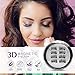 Vassoul Dual Magnetic Eyelashes, 0.2mm Ultra Thin Magnet, Light weight & Easy to Wear, Best 3D Reusable Eyelashes with Applicator (8 PC with Tweezers)