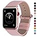 Fullmosa Leather Bands Compatible with Apple Watch 49mm 46mm 45mm 44mm 42mm 41mm 40mm 38mm Women Band Strap for iWatch Ultra 2/Ultra/10/9/8/7/6/5/4/3/2/1/SE2/SE, 49mm 46mm 45mm 44mm 42mm Peach