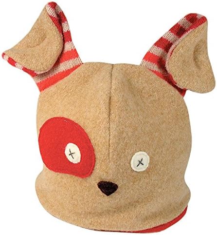Cate and Levi Handmade Dog Winter Hat, 3-10 Year Old (Premium Reclaimed Wool and Eco-Friendly Fleece)