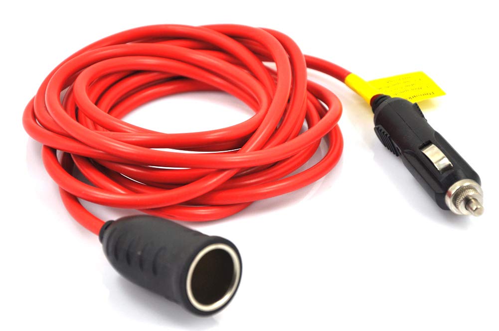 XINCOL Premium 12V 12' (3.6M) Extension Car Cigarette Lighter Cable Cord Lead C003