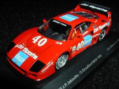 Model-car.com Ikuso 1/43 Ferrari F40 LM Art Sports 1990 IMSA GTO # 40 J-P.Jabouille / O.Grouillard