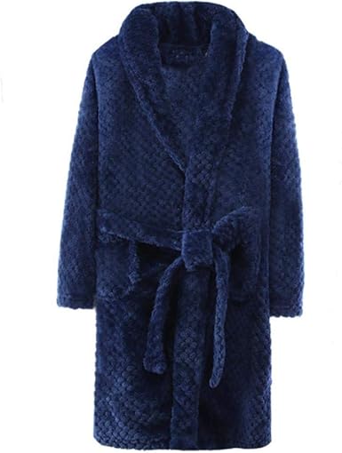 Nahuiyi Accappatoio Vestito Accappatoio Di Flanella Per I Bambini Di 4 18 Anni Pigiami Delle Ragazze Per I Ragazzi Adolescenti Blu Marino 8t Amazon It Abbigliamento
