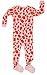 Elowel Baby Girls footed Giraffe pajama sleeper 100% cotton 2 Toddler Pink