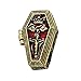 CA Mode Women's Vintage Goth Coffin Vampire Bat Pendants Necklace