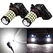 Alla Lighting 2000 Lumens High Power 2835 51-SMD Super Extremely Bright 6000K White 9006 HB4 9006LL LED Bulbs for Fog Light Lamps Replacement