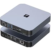 TobenONE 18-in-2 Docking Station Dual 4K Monitor for MacBook M5/M4 Pro/Max | Plug and Play Macbook Dock with HDMI&USB-C,150W