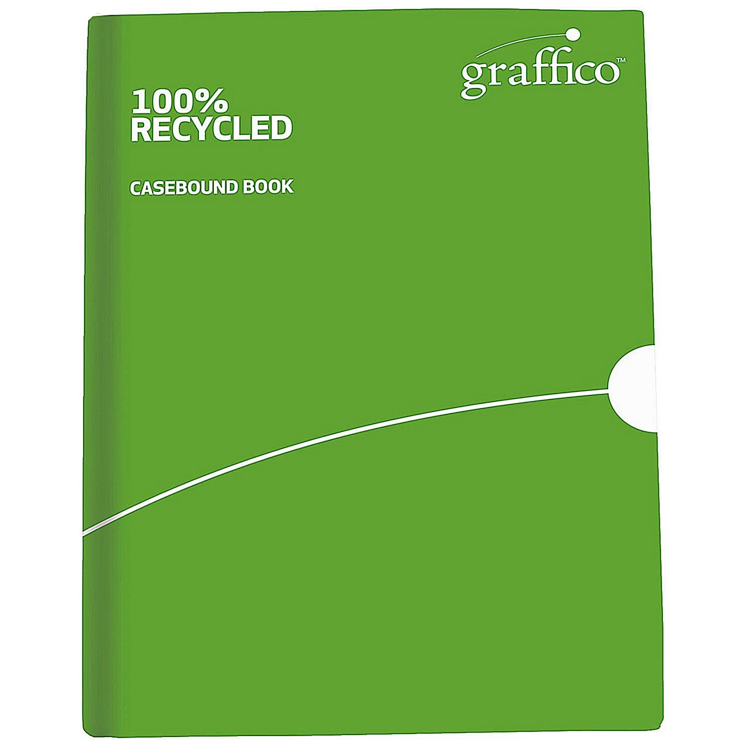 GRAFFICO A4 Recycled Case Bound Feint Ruled 160 Pages Notebook