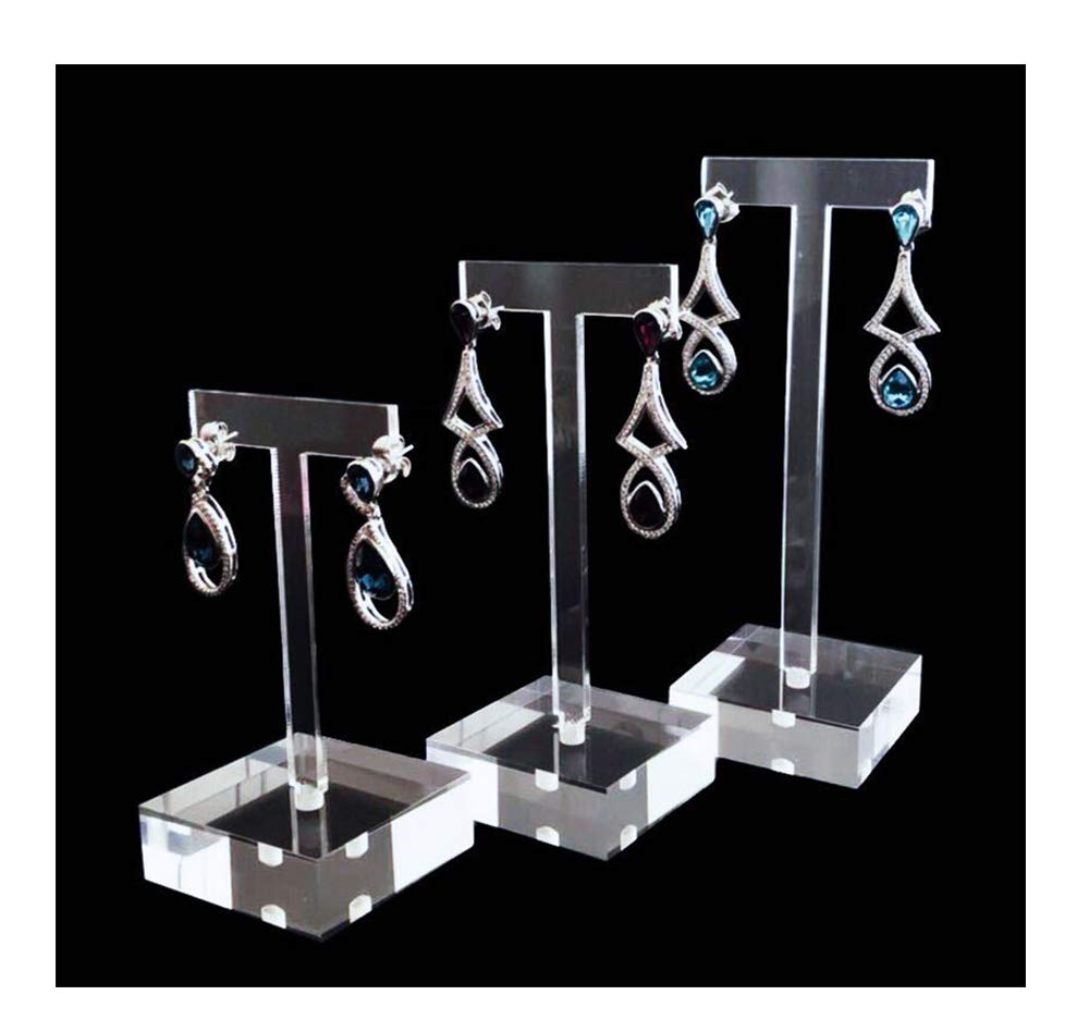 Acrylic Block Platform Unique Modern Jewelry Display Ring Necklace