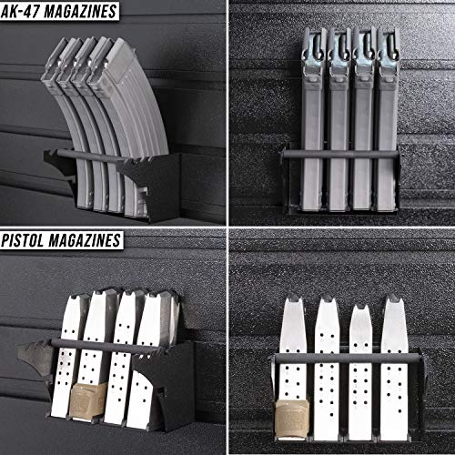 Hold Up Displays Universal Gun Magazine Storage Slatwall Rack for All