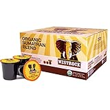 Westrock Coffee Company Organic Certified Sumatran Blend Dark Roast Gourmet Coffee Single Serve Cups 80 count