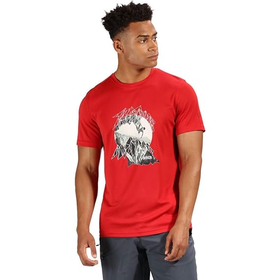 Regatta Herren Fingal Iv Quick Drying Uv Protection Logo Tee T-Shirt