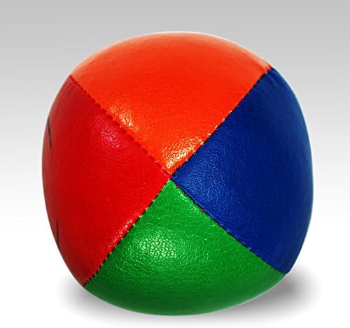 Flames 'N Games 4 Colour Leather Juggling Balls + Bag Set of 3 - Image 4