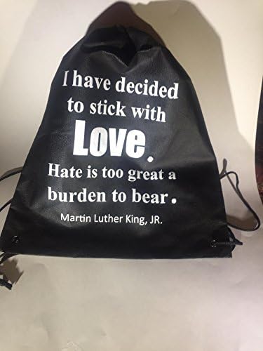 Martin Luther King JR Gift- Drawstring bag with Quote