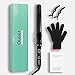 Ouiast Curling Iron 1.25 inch Curling Wand with Ceramic Tourmaline Coating Barrel, Hair Curling Wand 1 1 4 inch with Dual Voltage, Fast Heat up to 450℉ Suit for all Hair Types