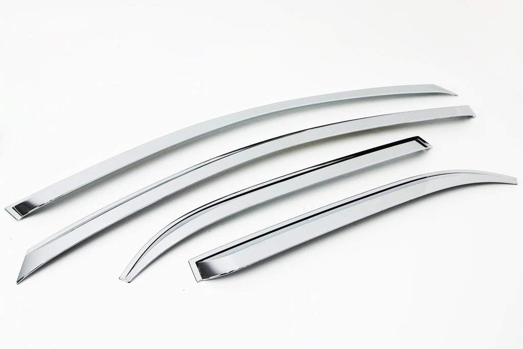 Autoclover Chrome Wind Deflectors Set for Kia Picanto 20122016 (4