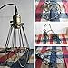 CLAXY Ecopower Industrial Opening and Closing Plug-in Pendant Lighting Wire Cage Lamp Guard Fixture