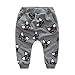 HANYI Baby Kids Set Cats Print Tracksuit +Pants Outfits Set (3T, Gray)