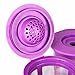 Maxware 6 Reusable Refillable Coffee Filters For Keurig Family 2.0 and 1.0 Brewers Fits K200, K300/K350/K360,K450/K460, K500/K550/K560 (Purple, 6)