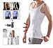 Mens Slimming Body Shaper Compression Undershirt (Large Black) 1 Free Gift