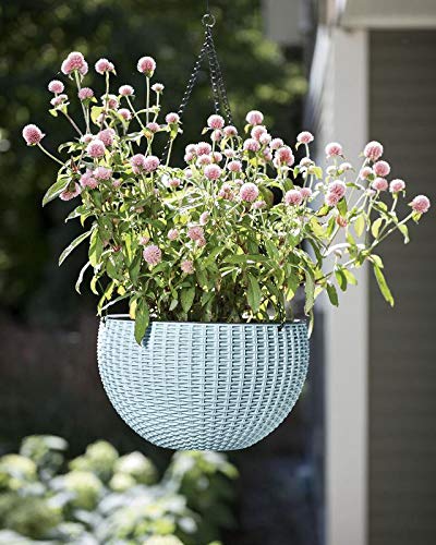 Antier Gaden Home Hanging Basket Flower Pot Planter Rattan Flower