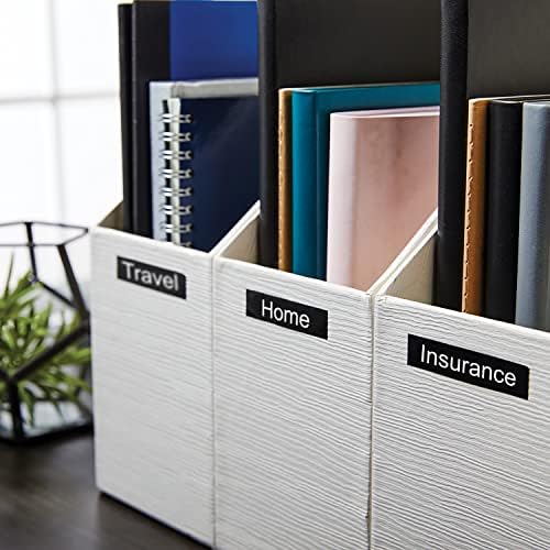 D1 étiquettes autocollantes authentiques | impression en blanc sur fond noir | 12 mm x 7 m | pour étiqueteuses LabelManager