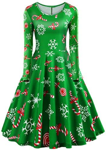 Holiday Party Swing Dress Clothing 