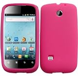 Hot Pink Silicone Jelly Skin Case Cover for Straighttalk Huawei Ascend 2 II M865C