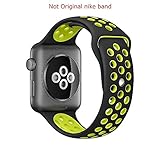 Apple Watch Sport Band, PojoTech Soft Silicone Sport Replacement Strap for Apple iWatch / New Apple iWatch Series 2 / Apple Watch Series 1 / Nike Sport Band