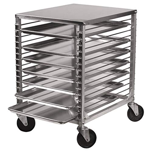 TigerChef 15 Tier Aluminum Sheet Pan Rack With Wire Slides And Hard Top