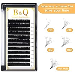 Eyelash Extensions Easy Fan Lashes 0.03 0.05 0.07