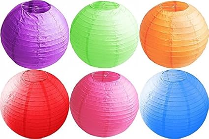 40cm Assorted Colour Paper Lampshade Ceiling Light Pendant Lamp